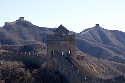 Wachtürme auf der Großen Mauer bei Jinshanling