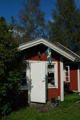 typisch schwedisches Haus in Langasjö bei Eringsboda